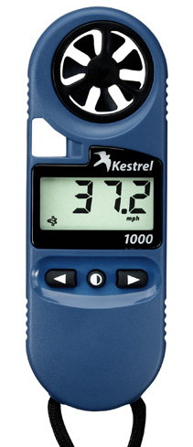 Anémomètre portatif Kestrel - 1000, Environnement