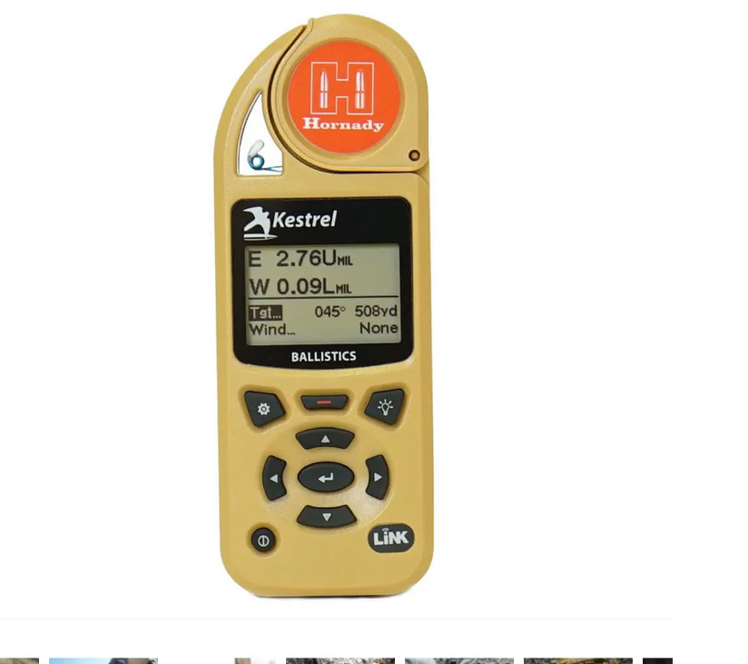 Anemómetro Kestrel 5700 Ballistics Hornady 4DOF - Imagen 3
